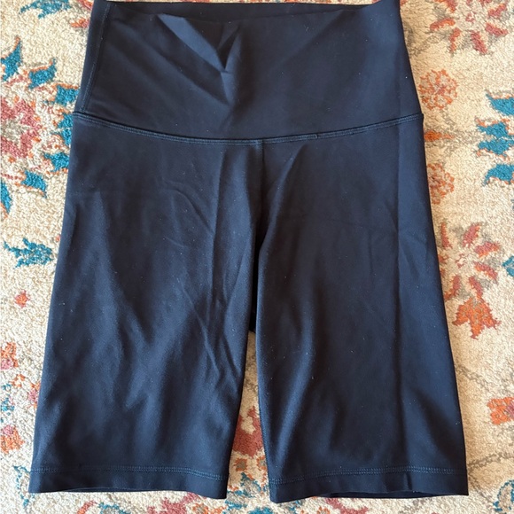 TNA Pants - TNA Black Bike Shorts with High-Rise Waistband